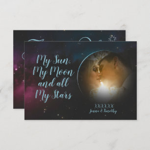 Celestial Photo Thank You Cards