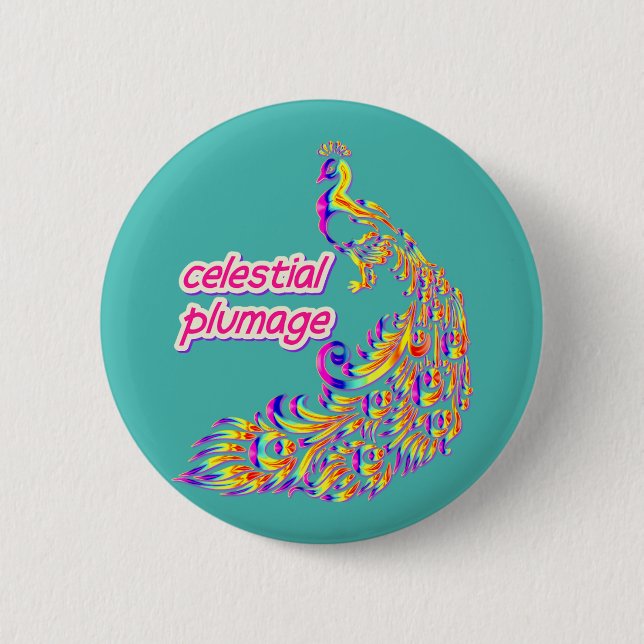 celestial plumage button (Front)