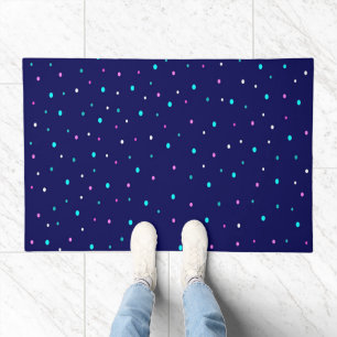 Celestial Polka Dots  Doormat