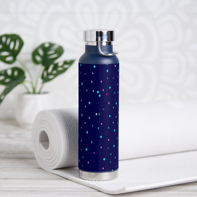 Celestial Polka Dots  Water Bottle (Yoga)
