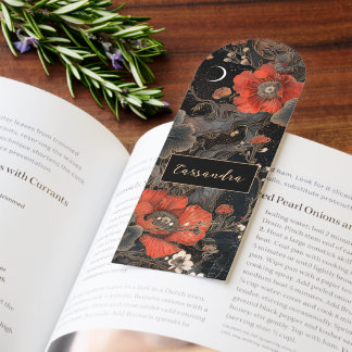 Celestial Poppies Personalized Bookmarks