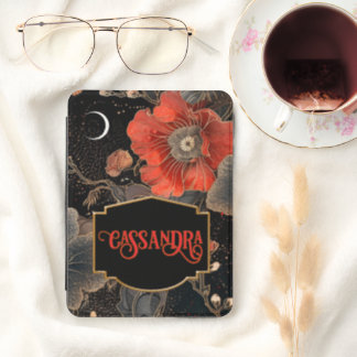 Celestial Poppies Personalized Kindle Cover