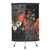 Celestial Poppies Tripod Lamp (Back)