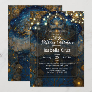 Celestial Portal Tree of Life Invitation