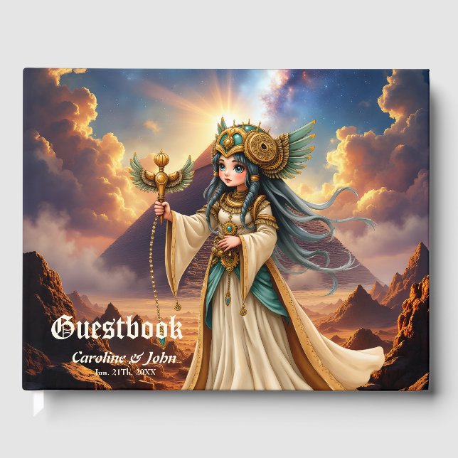 Celestial Priestess of the Golden Pyramid.  Guest Book (Front)