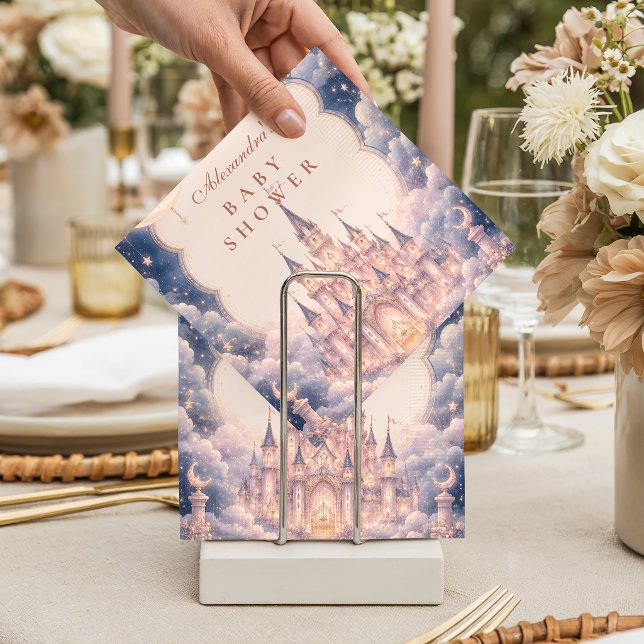 Celestial Princess Castle Baby Shower Napkins (Creator Uploaded)