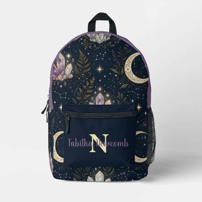 Celestial Printed Backpack (Front)