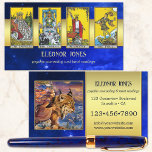 Celestial Psychic Tarot Reader Photo Business Card at Zazzle