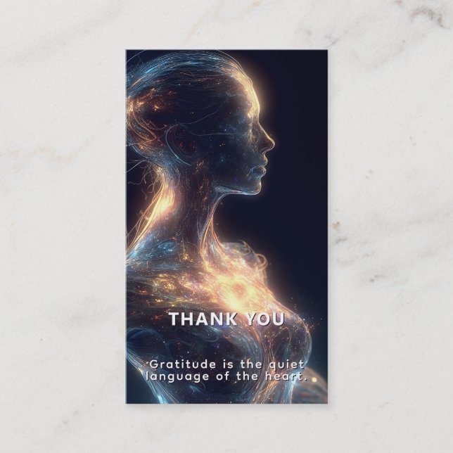 Celestial Pulse Energy Healing Business Card (Front)