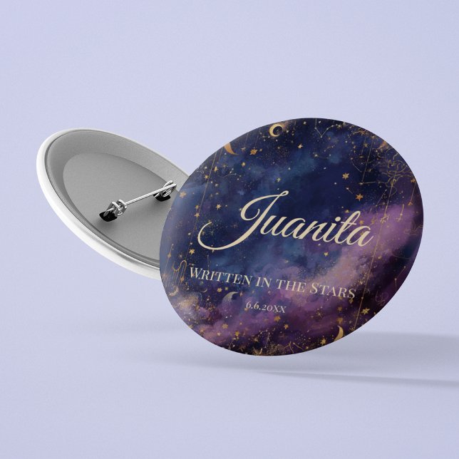 Celestial Quinceañera, custom Button (Creator Uploaded)