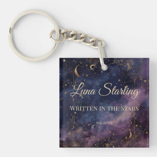 Celestial Quinceañera, custom Keychain