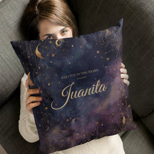 Celestial Quinceañera, custom Throw Pillow
