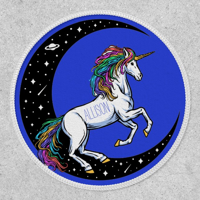 Celestial Rainbow Unicorn Patch (Front)