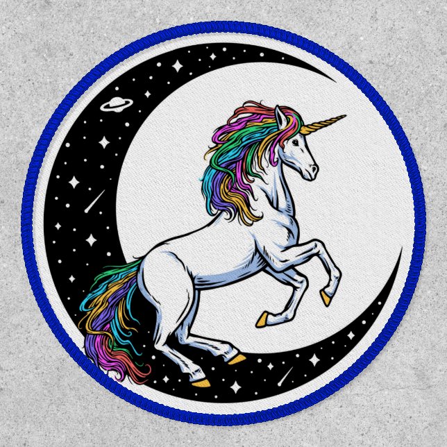 Celestial Rainbow Unicorn Patch (Front)