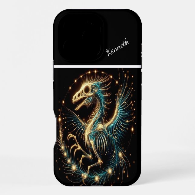 Celestial Raptor's Embrace Iphone Case (Back)