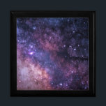 Celestial River Keepsake Box<br><div class="desc">The Milky Way
Celestial river in the night sky
Image licensed under a Creative Commons Zero License by Jeremy Thomas
Edited by Leah McPhail</div>
