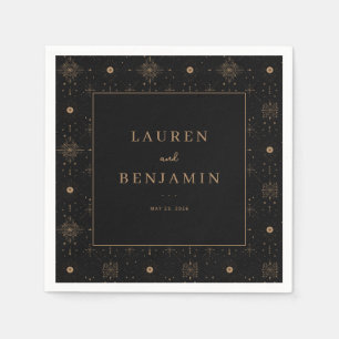 Celestial Romance Wedding Napkins