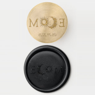 Celestial Romance Wedding Wax Seal Stamp