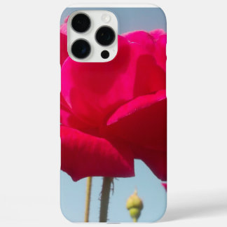 Celestial Rose | Beautiful Red Bloom Against Blue iPhone 16 Pro Max Case