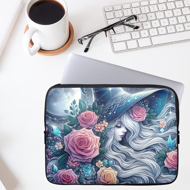 Celestial Rose Witch Dreamscape Laptop Sleeve (Creator Uploaded)