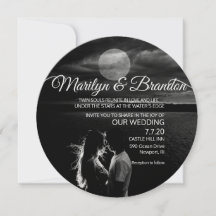 Celestial Round Invitation