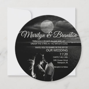Celestial Round Invitation