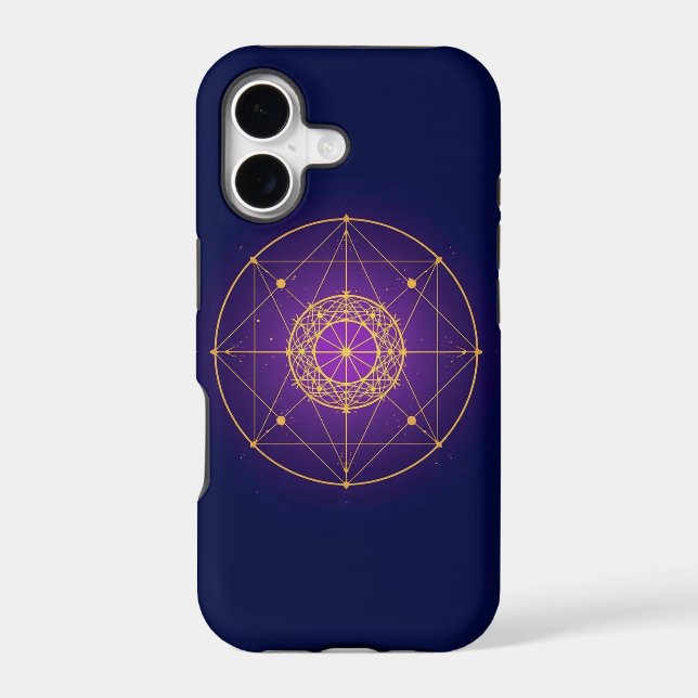 Celestial Sacred Mandala – Mystic Geometry Case-Mate iPhone Case (Back)