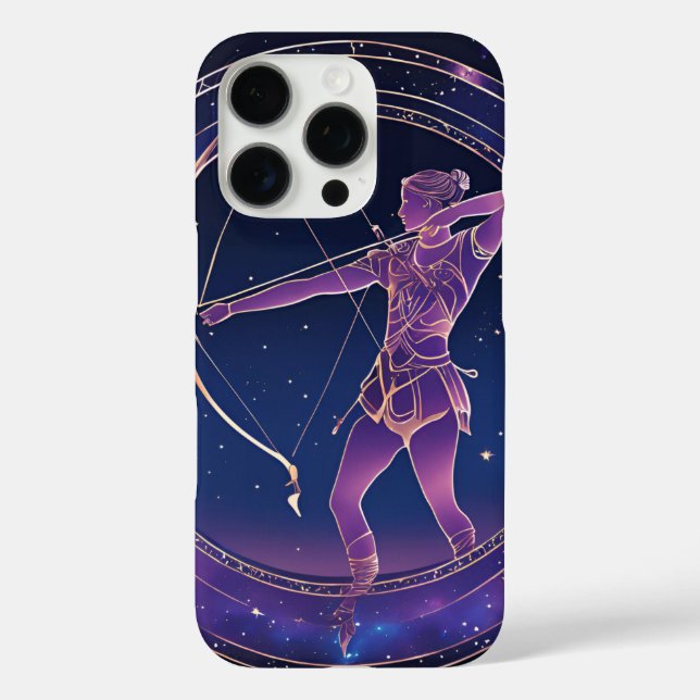 Celestial Sagittarius Zodiac Sign Case-Mate iPhone Case (Back)