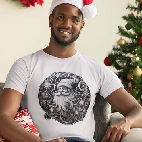 Celestial Santa Christmas  T_Shirt