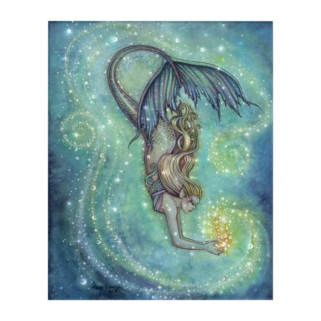 Celestial Sea Mermaid Fantasy Art Molly Harrison (Front)
