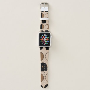 Celestial Seamless Pattern Design with Human Energ Apple Watch Band