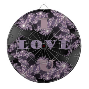 Celestial Sentiments I Love You Galactic Greeting  Dartboard