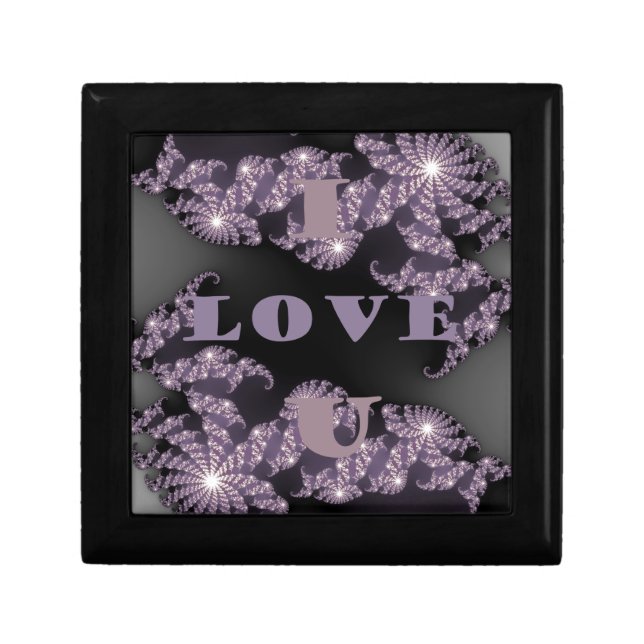Celestial Sentiments I Love You Galactic Greeting  Gift Box (Front)
