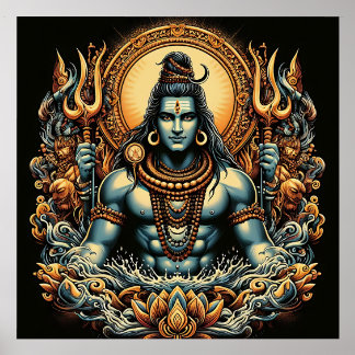 Celestial Shiva: Divine Meditation Holder