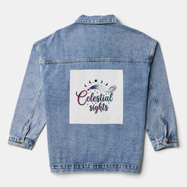 Celestial Sights Denim Jacket (Back)