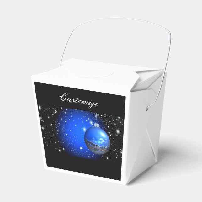 celestial sky customized favor boxes (Front Side)