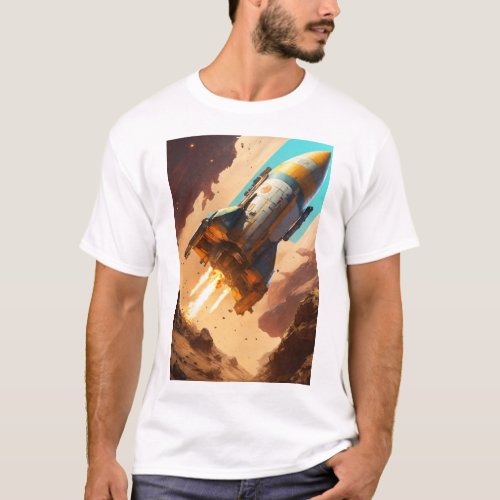 Celestial Soar Gravity_Defying T_Shirt Designs