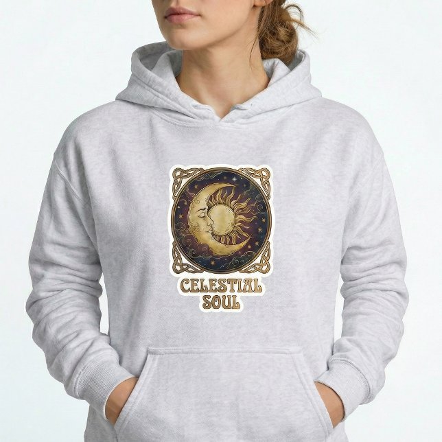 Celestial Soul Spiritual Pullover Hoodie (Creator Uploaded)