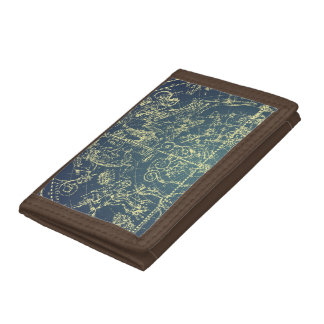 Celestial Space Chart Tri-fold Wallet