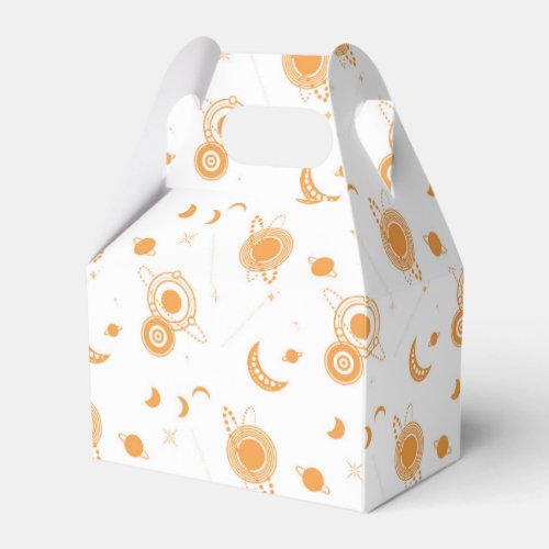 celestial space galaxy planet pattern favor boxes