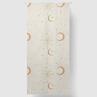 Celestial space light star moon universe fabrics blackout curtains