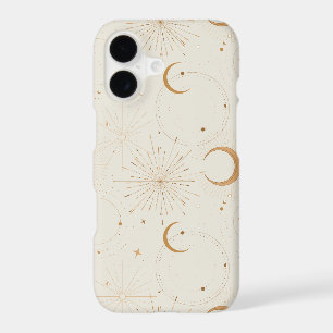 Celestial space light star moon universe fabrics iPhone 17 case