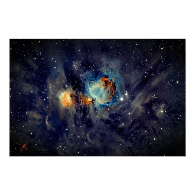 Celestial Space Nebula Galaxy Poster (Front)