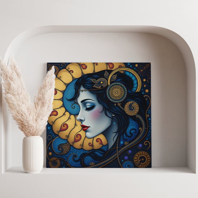 Celestial Spiral Canvas Print (Creator Uploaded)