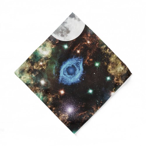 Celestial Spiral Galaxy Nebula Cluster Stars Spark Bandana