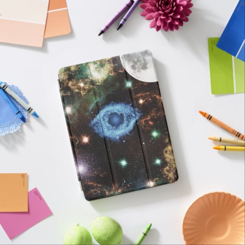 Celestial Spiral Galaxy Nebula Cluster Stars Spark iPad Air Cover