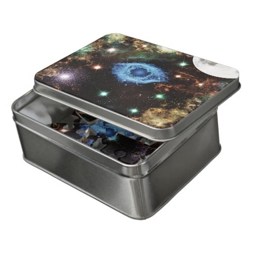 Celestial Spiral Galaxy Nebula Cluster Stars Spark Jigsaw Puzzle