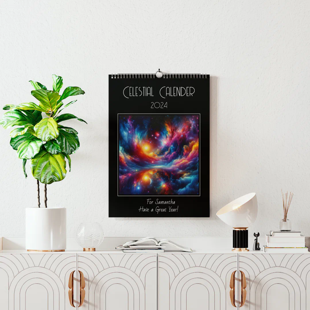 Celestial Spiritual Vibrant Calendar
