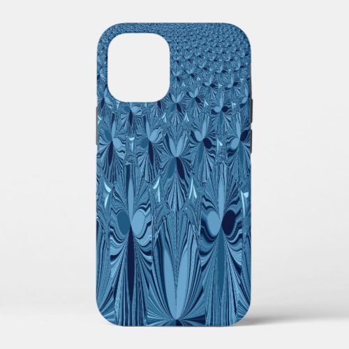 Celestial Splendor Iridescent Blue Rose Design iPhone 12 Mini Case