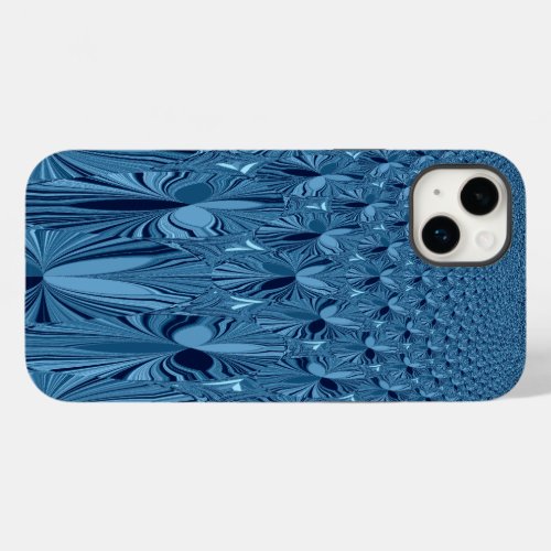 Celestial Splendor Iridescent Blue Rose Design Case_Mate iPhone 14 Plus Case